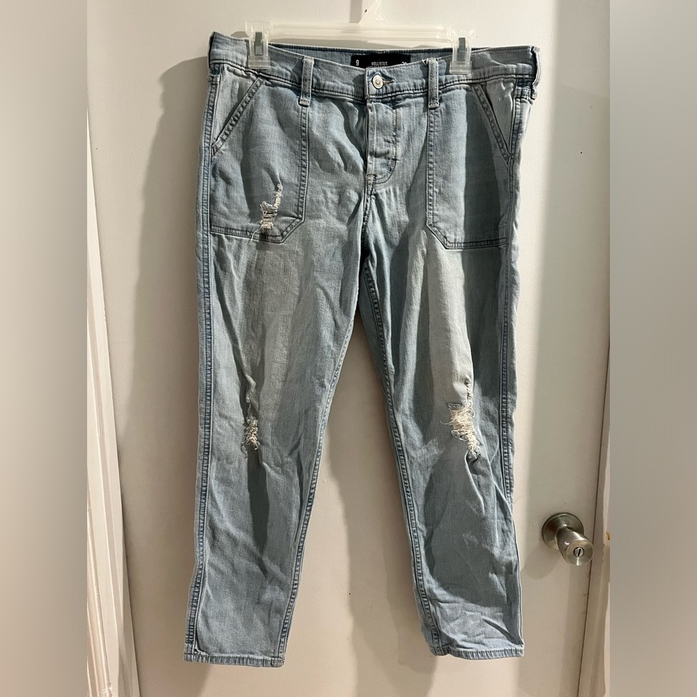 Hollister Jeans, size 9, vintage boyfriend fit, SCRAP DENIM